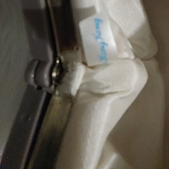 VTG. Fabric Taupe Clutch Bag - Picture 5 of 6